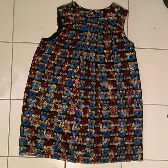 Anna Sui for Target Metallic Shift Dress Tunic 13 - Picture 3 of 6